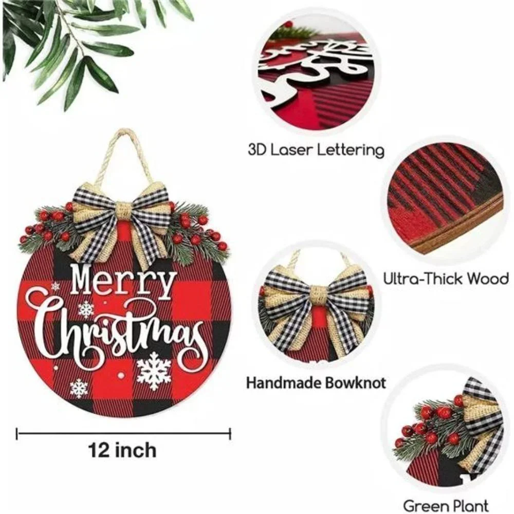 Merry Christmas Wreath Decor